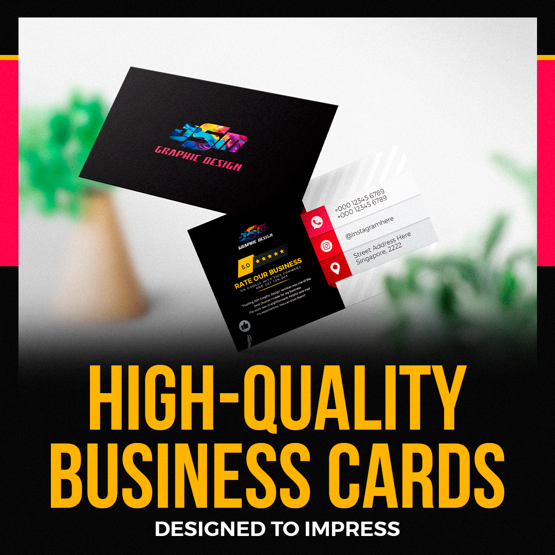 High-Quality Business Cards Designed to Impress