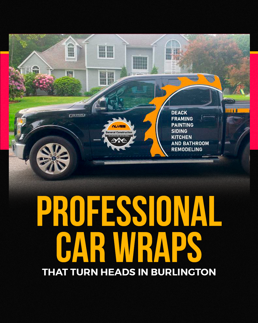 Professional Car Wraps that turn heads in Burlington